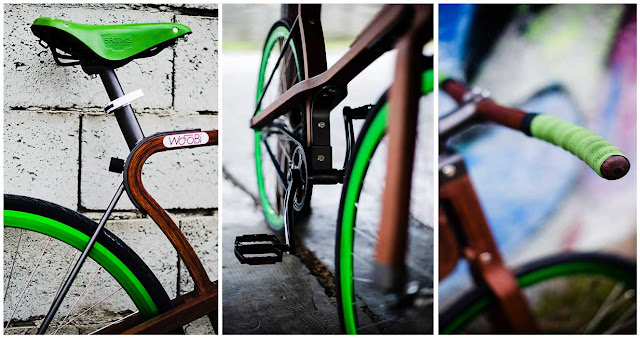Зеленый дизайн велосипеда, в прямом и переносном смысле