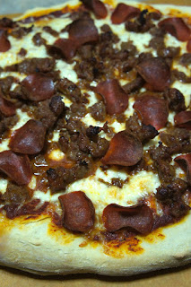 Spicy Sausage and Pepperoni Pizza: Savory Sweet and Satisfying