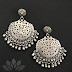 Silver earrings