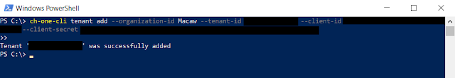 Add Content Hub ONE tenant to CLI