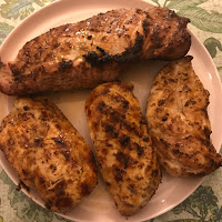 Picture of Pork Tenderloin and Three Chicken Breasts