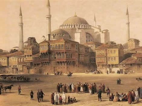 Ottoman mosque, Aya Sofya (1852)