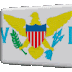 Animated flag of Virgin Islands (US) flag