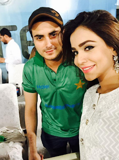 Ali Zafar, Humaima Malik, sikandar rizvi, sabeeka imam, mehreen raheel, ayesha omar, shoaib Malik, umer akmal at Pak Vs Zim Match