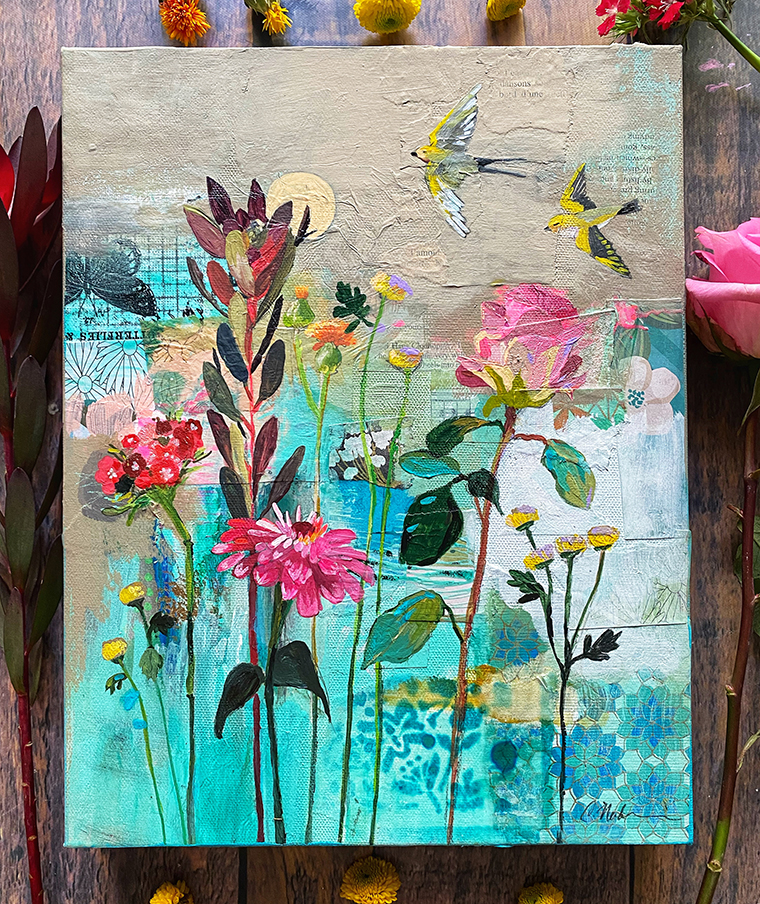 StencilGirl® Talk: Monet's Garden Collection from Cathy Nichols