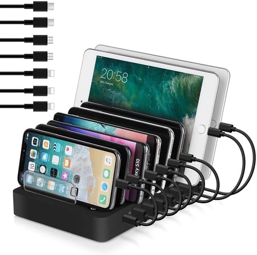 NEXGADGET 105W 8-Port Desktop Charger Organizer