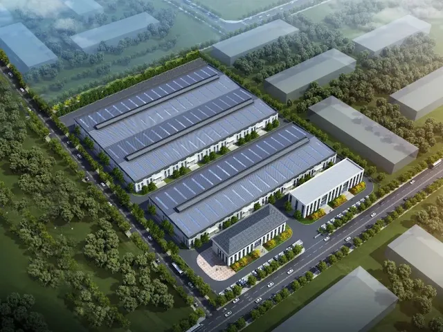Rendering of Zhongshengna electrical equipment manufacturing project.