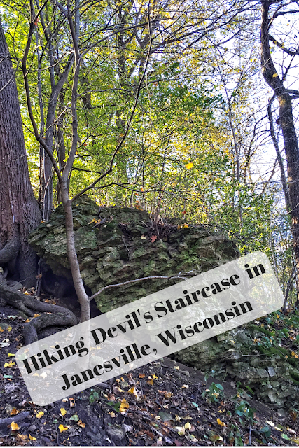 Hiking the Devil's Staircase Segment of the Ice Age National Scenic Trail in Janesville, Wisconsin