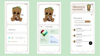 Little Groot Theme For MIUI