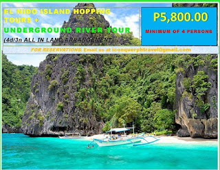 All In 4D3N Underground River Tour Package Plus El Nido Island Hopping Tour Package