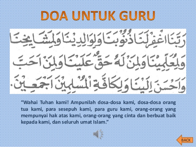 Jaga adab ketika menuntut ilmu dengan guru, menjamin keberkatan ilmu yang diperolehi.