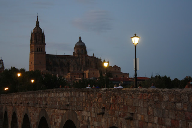 Vistas desde el Puente Romano, Salamanca