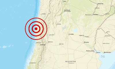 EPICENTRO SISMO CHILE 1 DE SEPTIEMBRE 2020