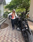 Tacha seen riding with Donald Duke on his batman power bike In Calabar (Video)