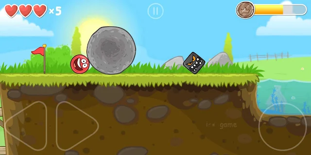 لعبة Red Ball 4 | لعبة الكرة الحمراء المتدحرجة في الغابة الكبيرة