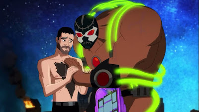 Bane nu, Bane bissexual, Bisexual Bane, Naked Bane and Brett Goldstein in Harley Quinn A Very Problematic Valentine’s Day Special