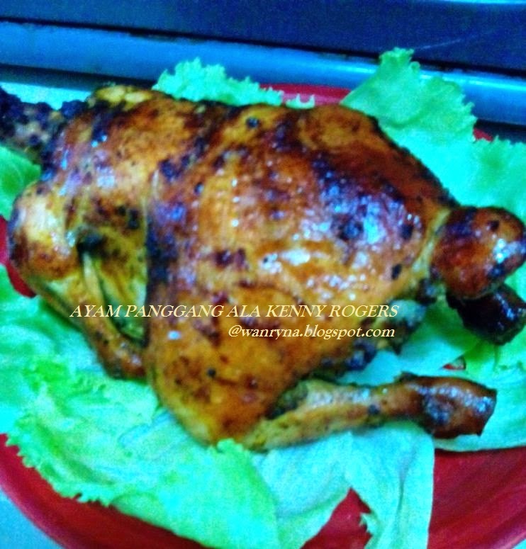 Diary Ummi Hafiey: Ayam Panggang Ala Kenny Rogers (Maaf 