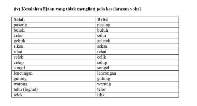 Mari Belajar Bahasa Melayu: Kesalahan Ejaan PT3