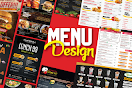 create food and restaurant menu