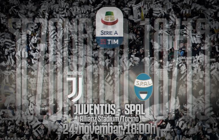 Serie A 2018/19 / 13. kolo / Juventus - SPAL, subota, 18:00h