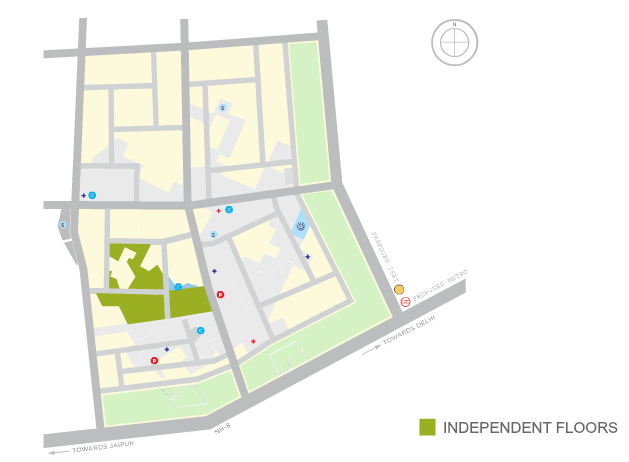 Vatika Independent Floors Site Plan