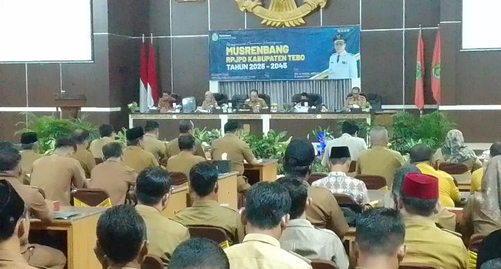 Bappeda dan Litbang Tebo Sukses Gelar Musrenbang RPJPD 2024 - 2045