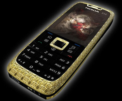 Nokia E51 With 18 Carat Yellow Gold by  Peter Aloisson