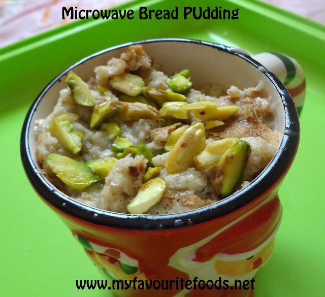 1 Minute Bread Pudding 