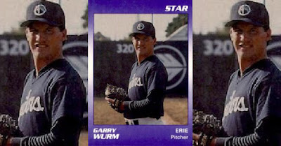 Garry Wurm 1990 Erie Sailors card