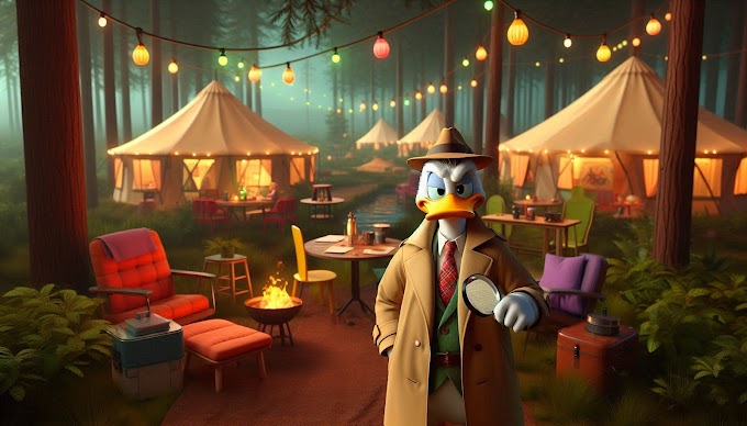 Duck Detective: The Ghost of Glamping – A Cozy Mystery Game with Quirky Charm