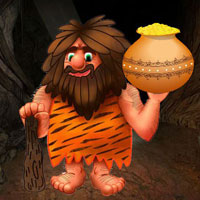 Play BIG Caveman Finding The Treasure