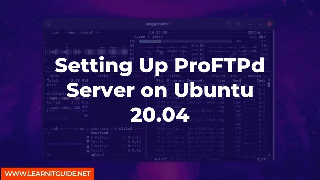 Setting Up ProFTPd Server on Ubuntu 20.04