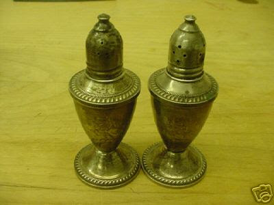 Duchin Sterling Silver Salt and Pepper Shakers