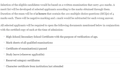 DU M.ED Selection Procedure 