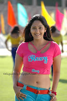 Actress Ankitha navel show