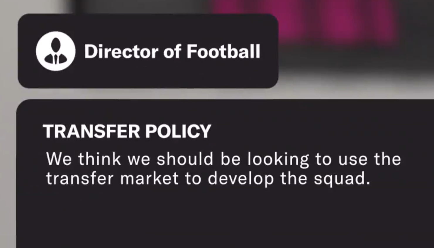 FM22 New Feature - Better staff comunication