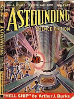 Cover image of Astounding Science-Fiction magazine, August 1938 issue, by Wesso