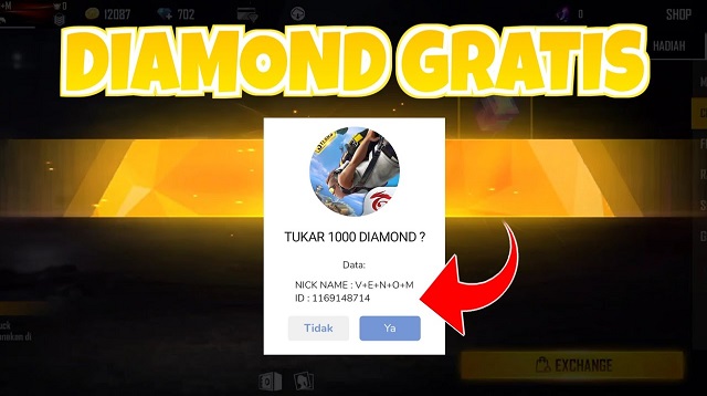 Cara Bug Diamond Gratis FF