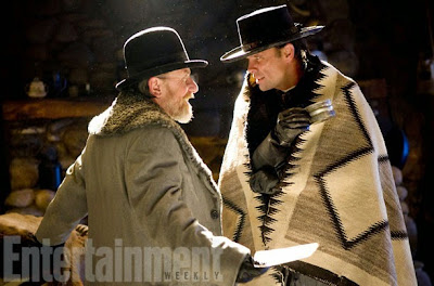 Walton Goggins and Tim Roth in The Hateful Eight