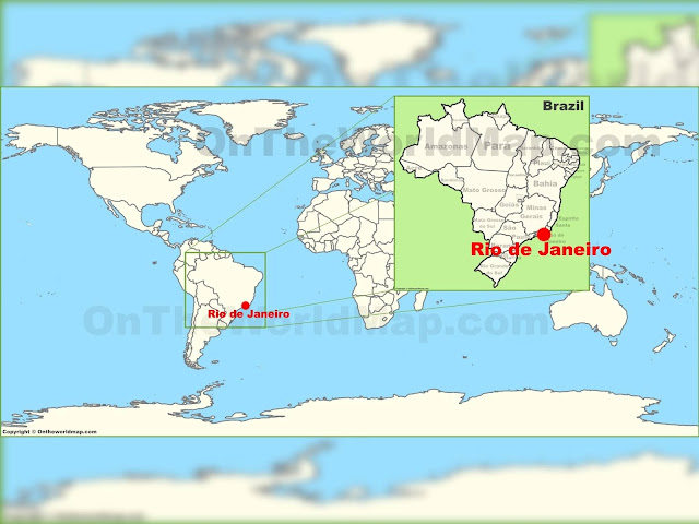 Rio De Janeiro World Map