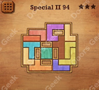 Cheats, Solutions, Walkthrough for Wood Block Puzzle Special II Level 94