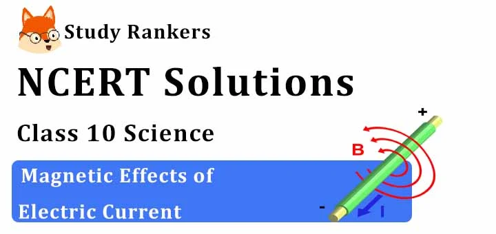 NCERT Solutions for Class 10 Science Chapter 13 Magnetic Effects of Electric Current