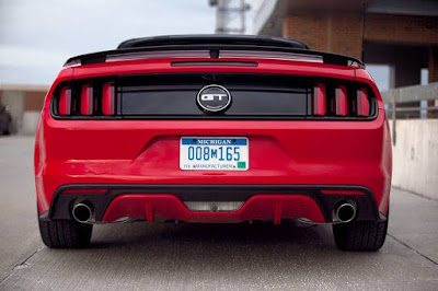 Ford Mustang GT in rear angle Hd image