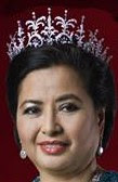 diamond palmette tiara malaysia queen raja perempuan muzwin perak permaisuri zarith sofiah johor