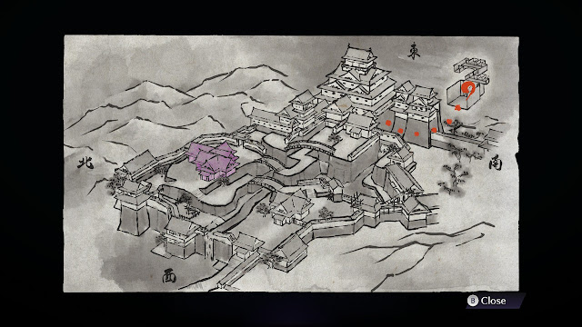 LIVE A LIVE Ode Castle Twilight of Edo Japan map screen