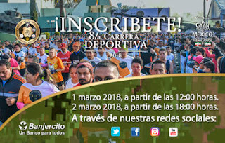 Inscripciones Carrera Deportiva SEDENA