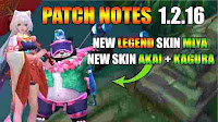 Update Terbaru Mobile Legend Patch Notes 1.2.16