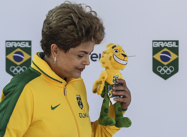 Rousseff presentó a la mascota de los Juegos Olímpicos Brasil 2016.