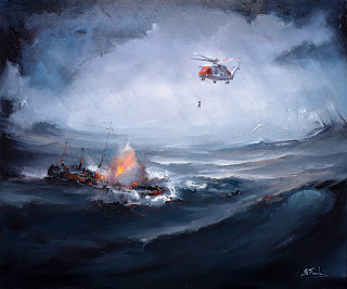 helicoptero-al-rescate-de-barco-en-el-mar-paisaje-marino-pinturas-modernas-oleos-espatula