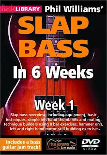 dvd belajar slap bass Lick Library - Slap Bass In 6 Week - Week 1, dvd bass, jual dvd belajar bass,